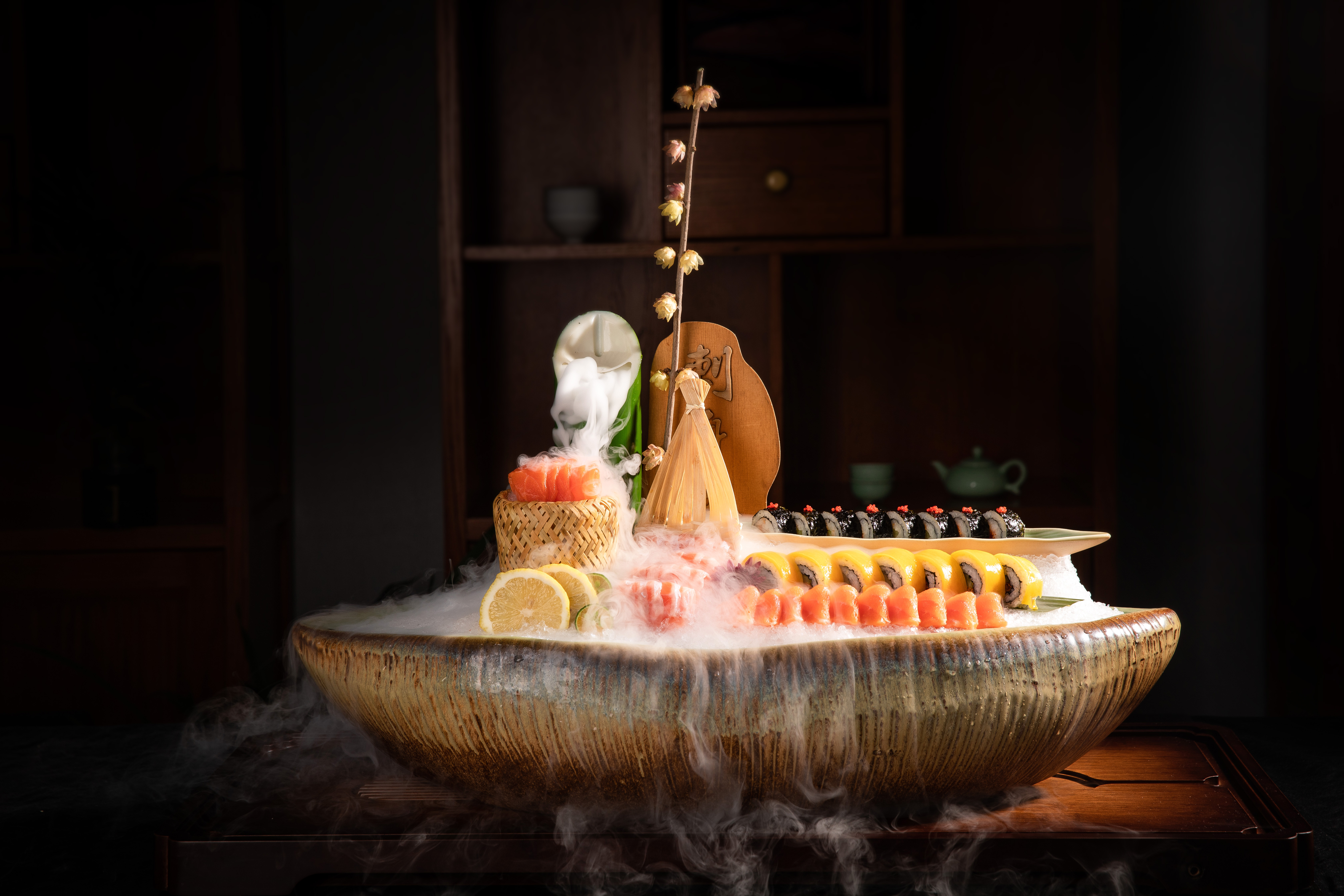 虹鳟鱼拼日式寿司